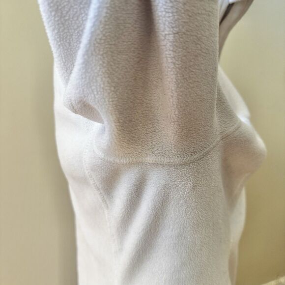 The North Face Women's 1/4 Zip Fleece Pullover Layering Outdoor White Size M GUC - Picture 13 of 16
